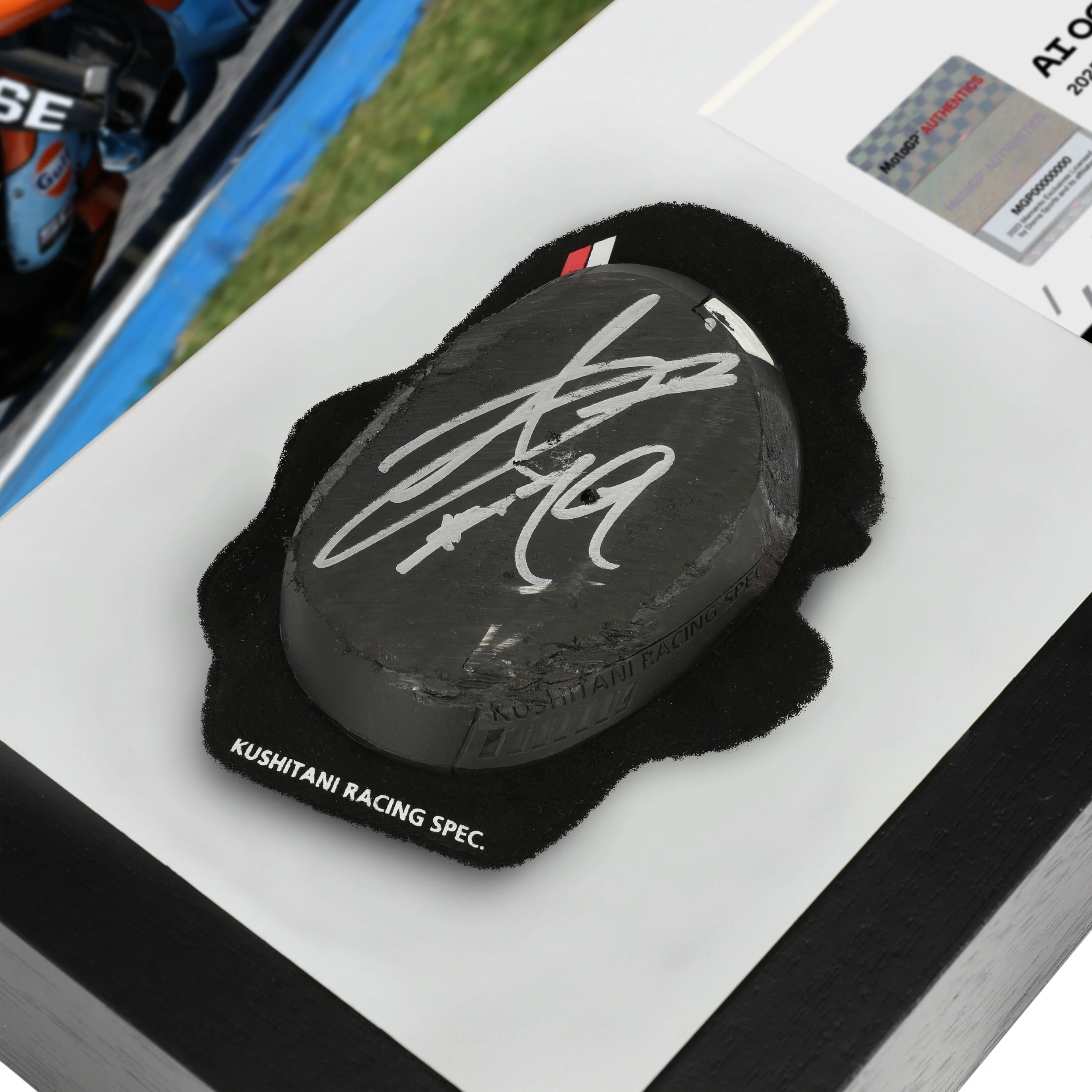 Ai Ogura Signed Used Knee Sliders – 2025 MotoGP™ Season - Image 3