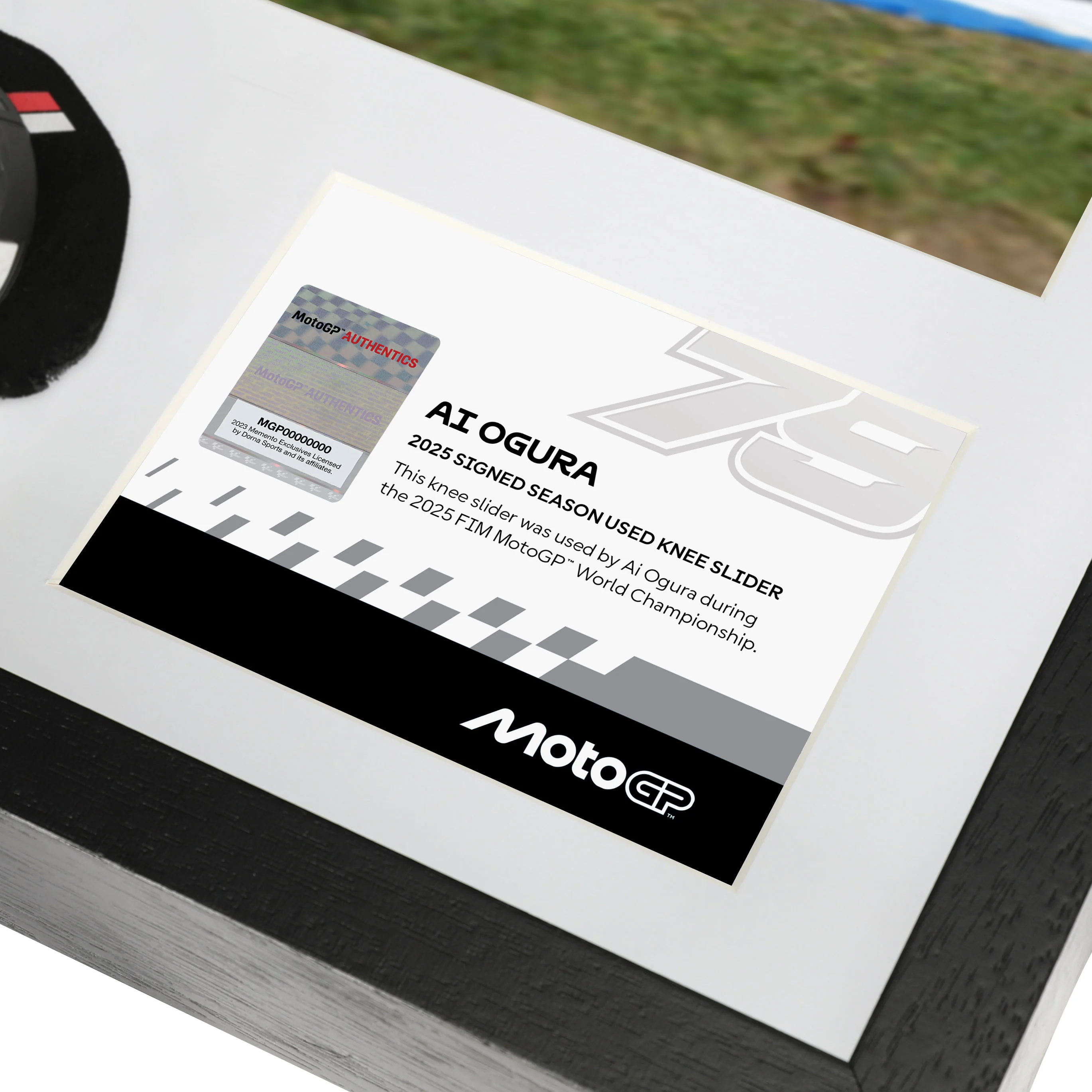 Ai Ogura Signed Used Knee Sliders – 2025 MotoGP™ Season - Image 4
